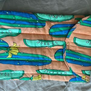 BAGGU Summer Cucumber padded laptop sleeve